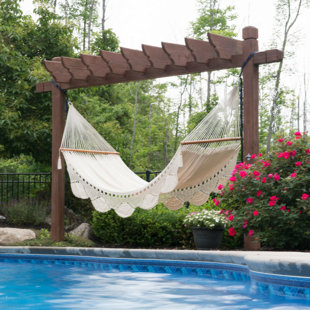 Go to store & view more images Oxfordshire Handwoven Double Tree Hammock by Freeport Park