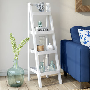 Bathroom Ladder Shelf Wayfair Co Uk Goshen 136cm Leaning Ladder Bookcase