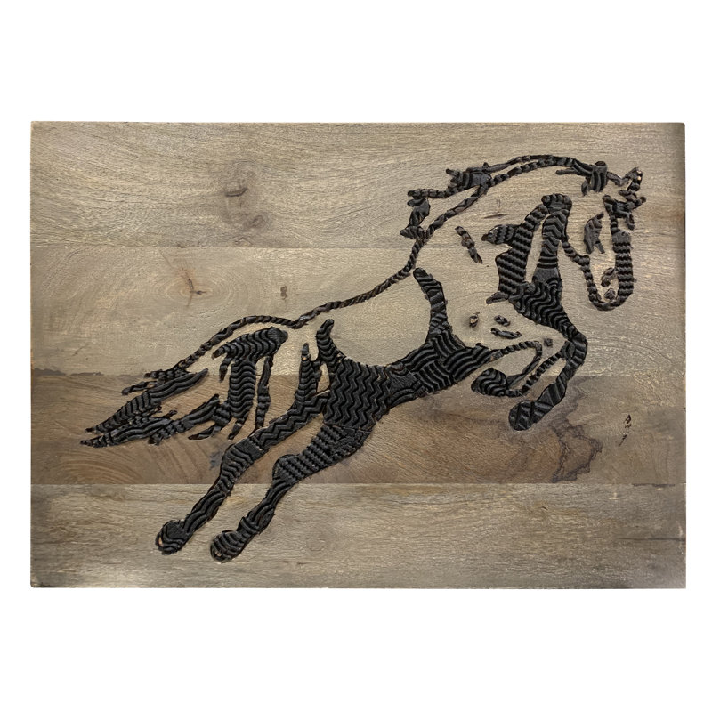 Millwood Pines Wood Inlay Carvings Wall Decor Wayfair