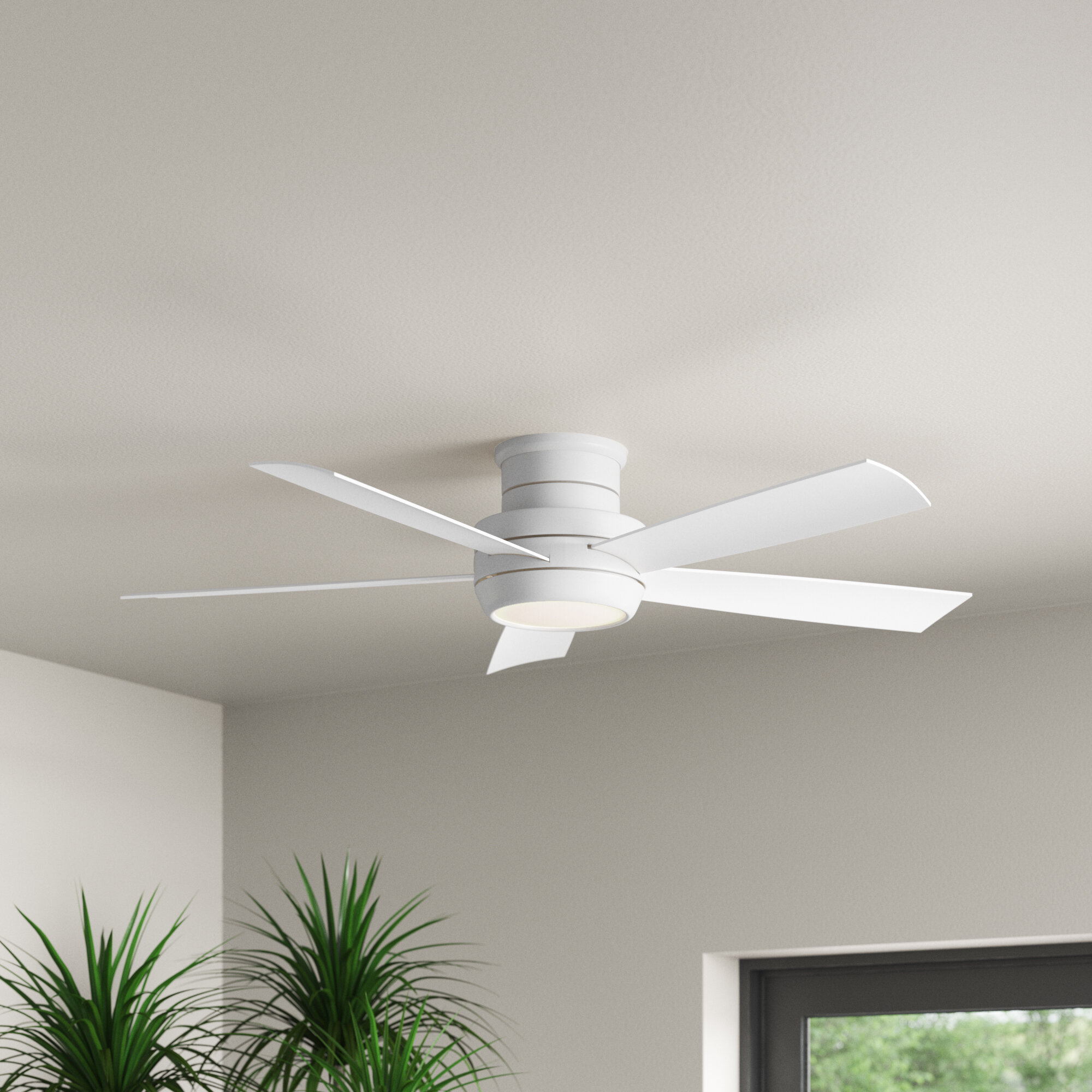 modern 5 blade ceiling fan