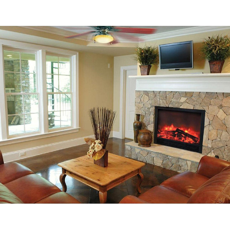 Orren Ellis Deckard Blaze Electric Fireplace Insert Reviews