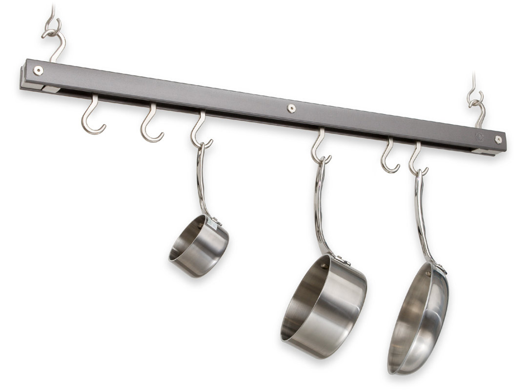 J K Adams Bar Hanging Pot Rack Reviews Wayfair Bar Hanging Pot Rack