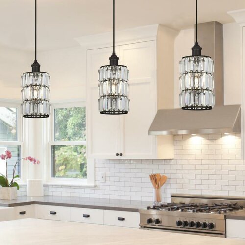 Mercer41 Araceli 1 - Light Single Cylinder Pendant & Reviews | Wayfair