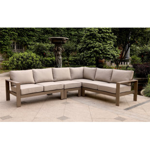 Go to store & view more images Otega 4 Piece Sectional Set with Cushions by Orren Ellis