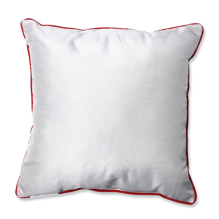 Red/White Pillow Perfect Christmas Trees Throw Pillow 16.5 x 16.5 