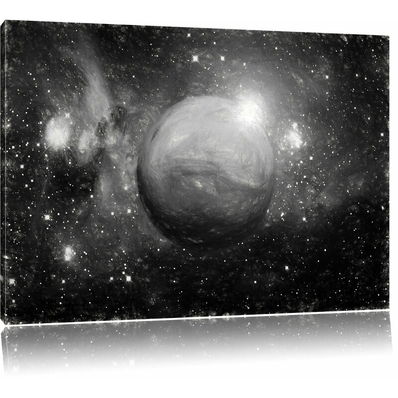 East Urban Home Planet Mars In The Universe Wall Art On Canvas Wayfair Co Uk