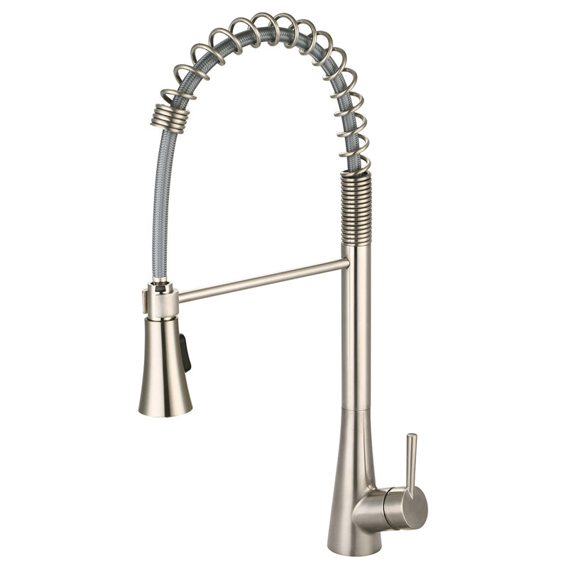 Olympia Faucets I2 PreRinse Spring Pull Down Single Handle Kitchen