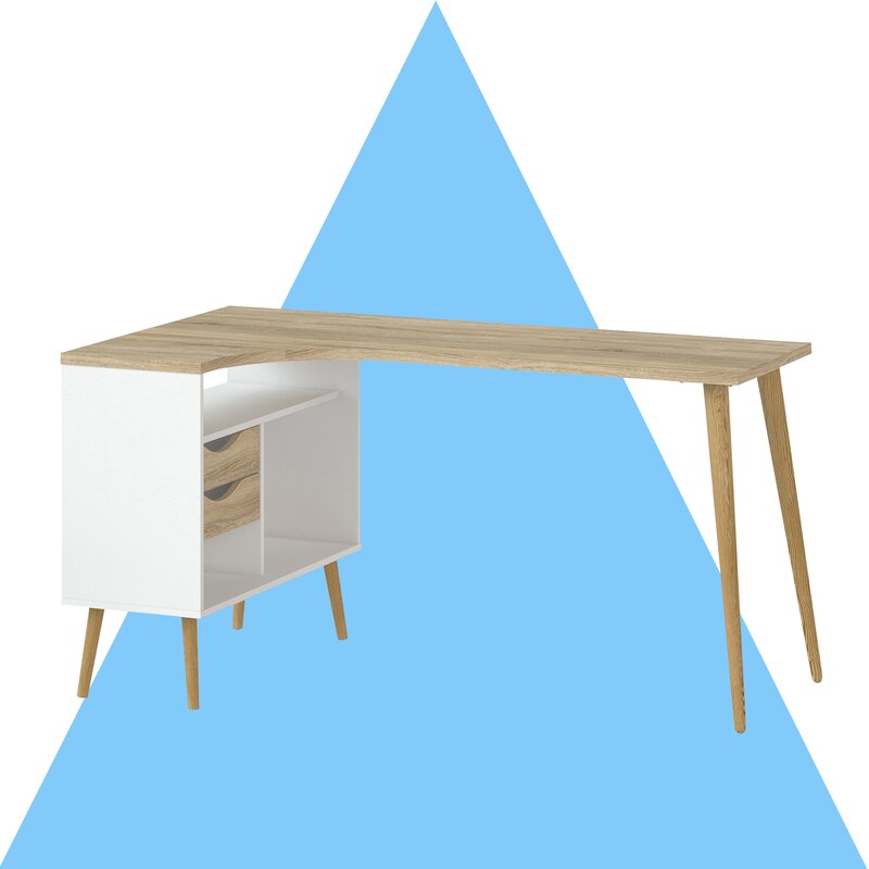 Hashtag Home Dowler L Shape Desk Reviews Wayfair