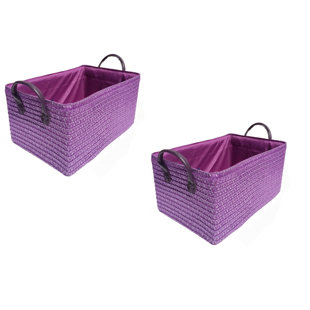 Purple Baskets Boxes You Ll Love Wayfair Co Uk