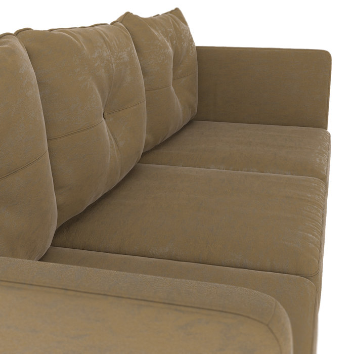 Corrigan Studio Covin Micro Suede Sofa Wayfair Ca