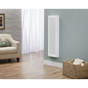 Wall Mounted Jewelry Armoire With Mirror wall mounted jewelry armoires you'll love | wayfair Wall Mounted Jewelry Armoire With Mirror wall mounted jewelry armoires you'll love | wayfair