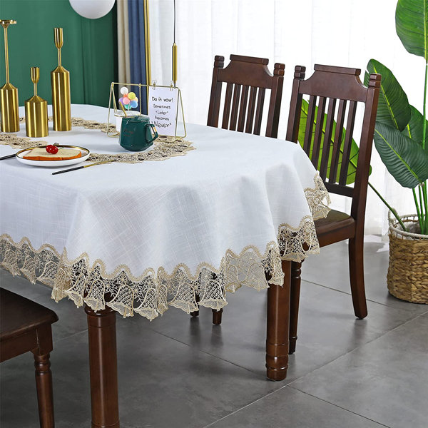Anti-dirt Christmas Decoration Table Cloth Dinning Festival Cotton And Linen 