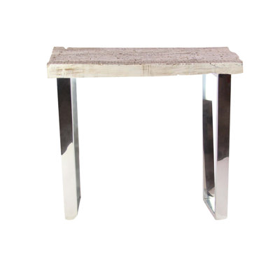 Brayden Studio Keystone End Table Brayden Studio Table Base Color Chrome Table Top Color Natural From Wayfair North America Daily Mail
