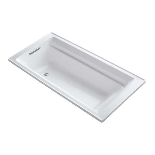 K 1125 0 Kohler Archer 72 X 36 Soaking Bathtub Reviews Wayfair