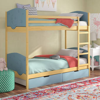 Viv Rae Granville Twin Over Full Bunk Bed With Trundle Wayfair