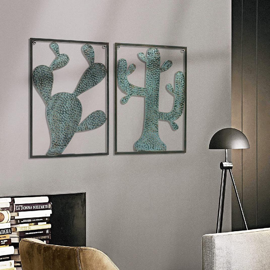 Union Rustic 2 Piece Cactus Wall Décor Set Wayfair