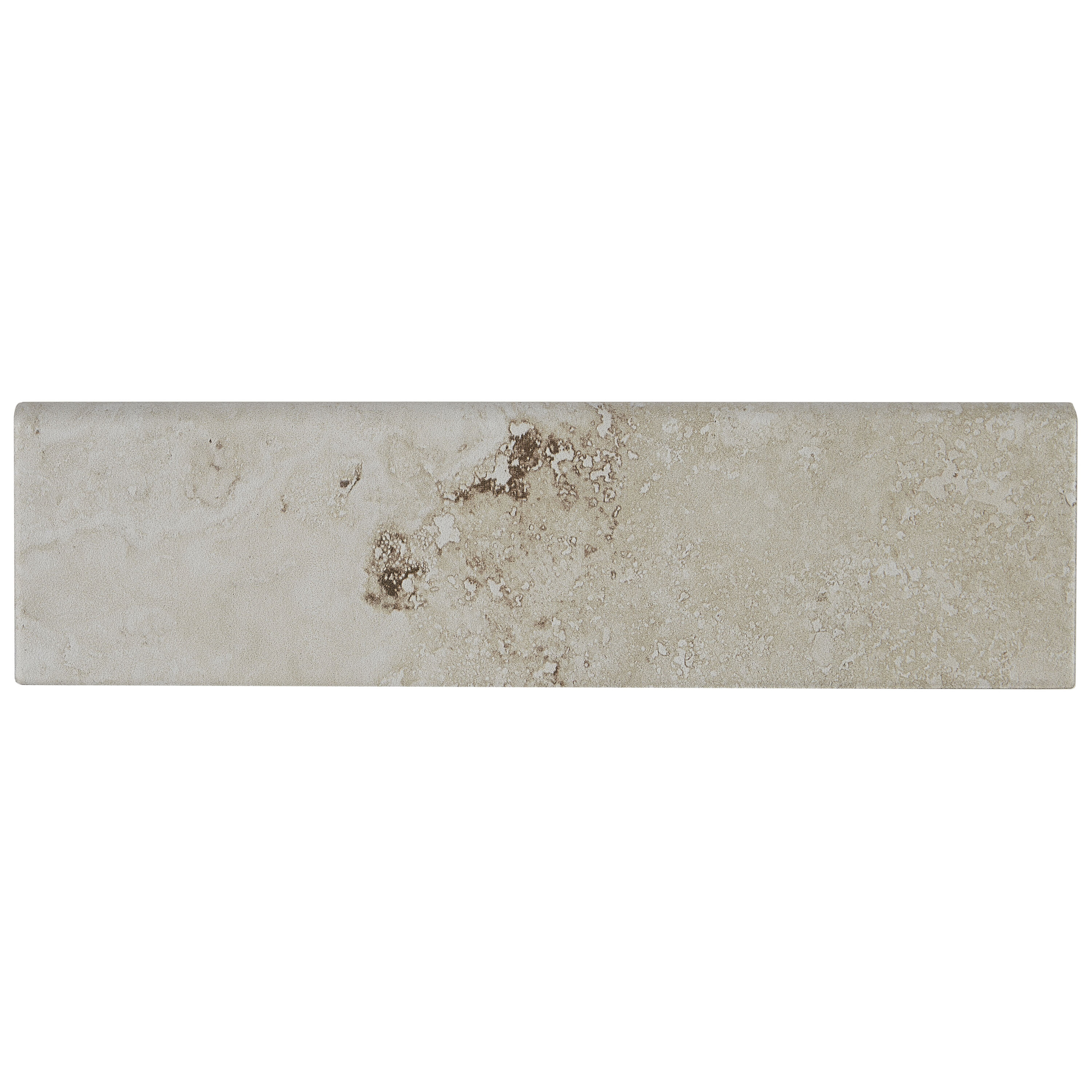 Costa Mesa 12 X 3 Porcelain Bullnose Tile Trim In Garden White