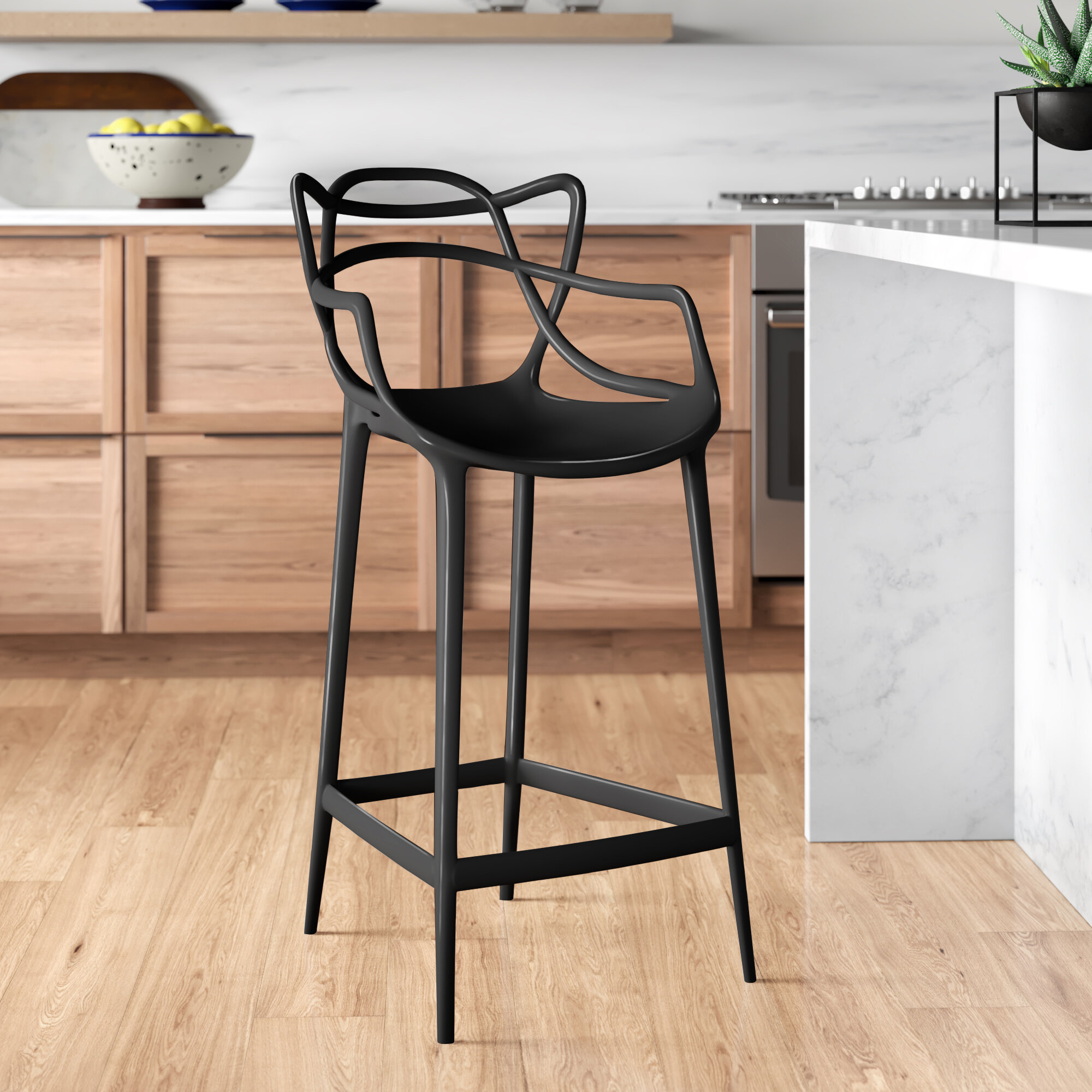 Kartell Masters Bar Counter Stool Reviews Wayfair   Masters Bar Counter Stool 