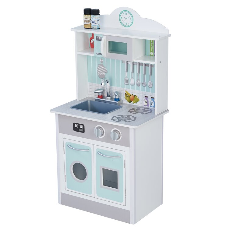 little chef deluxe wooden play kitchen