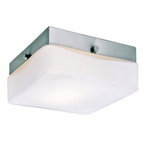 Brooke 1-Light Glass Shade Flush Mount