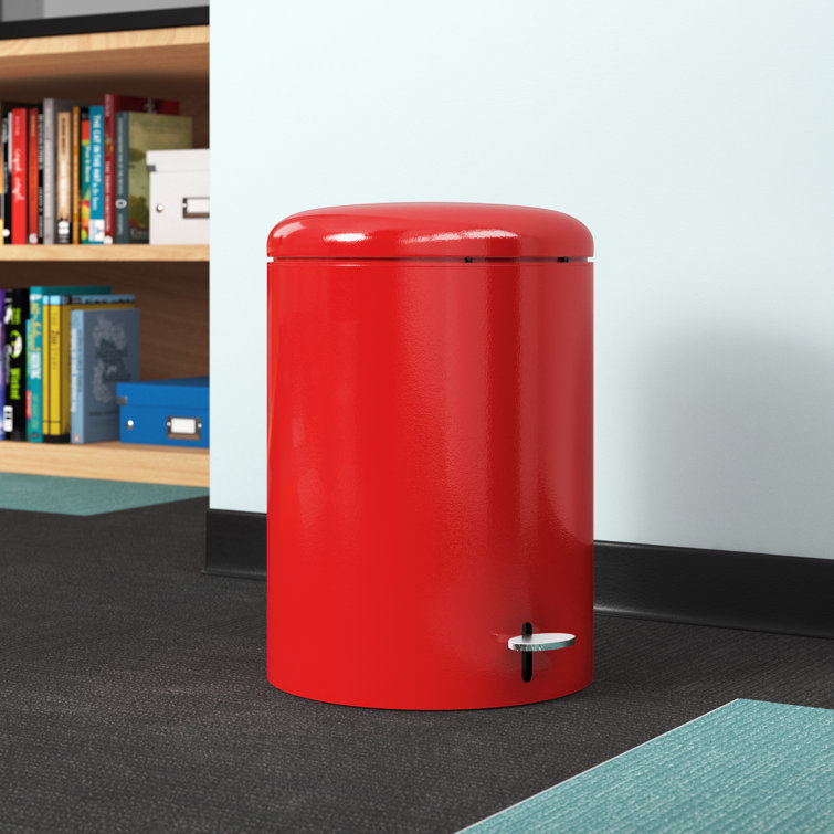 2-Piece 4 Gallon Step On Trash Can Set