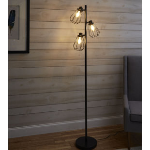 modern rustic floor lamp