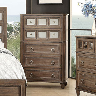 Go to store & view more images Massasoit 5 Drawer Chest by Millwood Pines