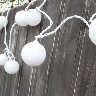 Best 10-Light 7.5 ft. Golf Ball String Lights By DEI Outdoor Lighting 10-Light 7.5 ft. Golf Ball String Lights By DEI Outdoor Lighting