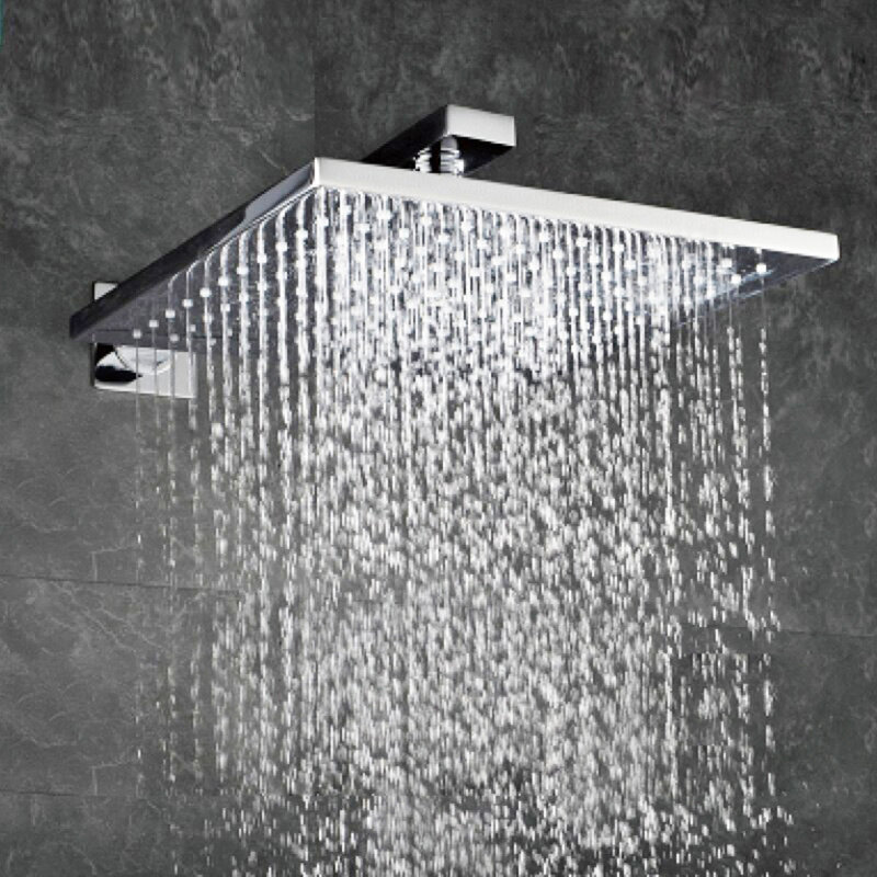 Fontanashowers Sita Platinum Led Multi Function Fixed Shower Head
