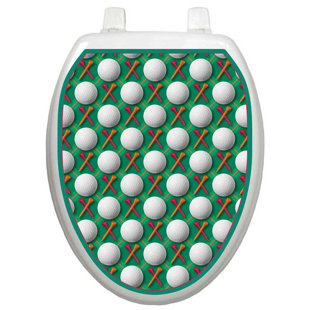 Golf Themed Furniture Wayfair Themes Xoxo Golf Toilet Seat Decal