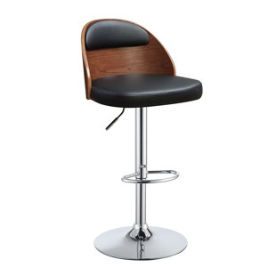 Go to store & view more images George Oliver Douglaston Adjustable Height Swivel Bar Stool