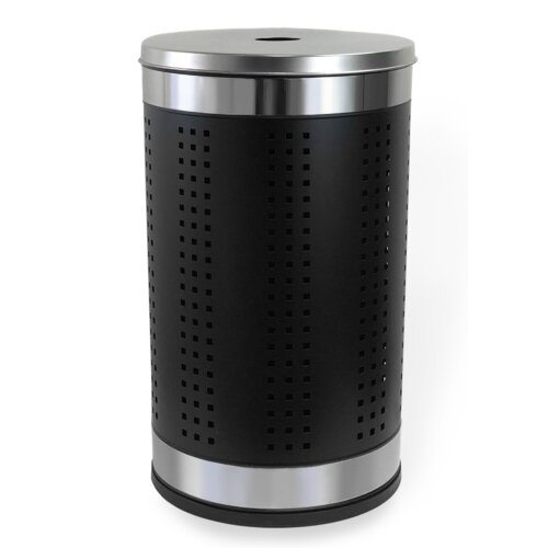 black laundry bin