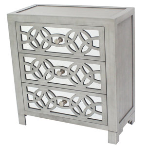 Irvin 3 Drawer Mirror Chest