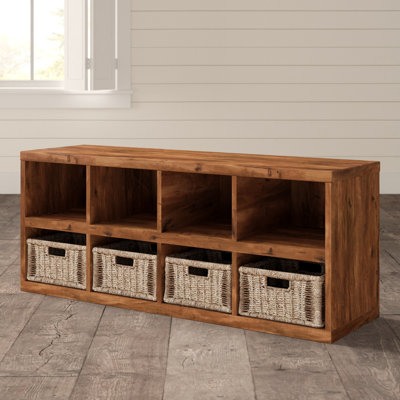 Birch Lane Heritage Sassa Wood Cubby Storage Bench Reviews