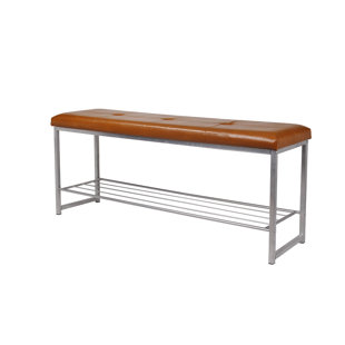 Go to store & view more images Ebern Designs Orvis Faux Leather Storage Bench