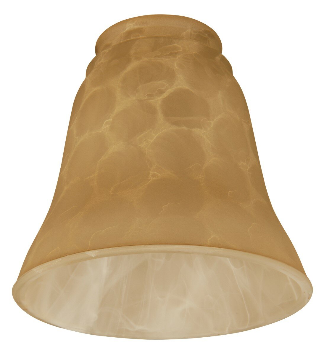 Winston Porter Tinted 4 75 Glass Bell Ceiling Fan Fitter Shade