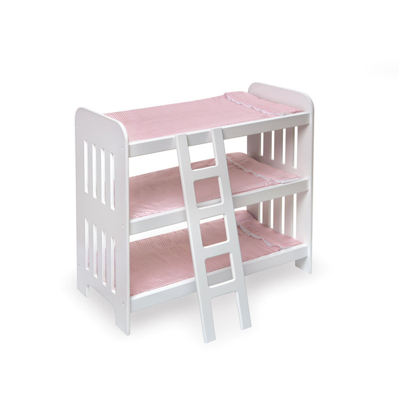 badger basket triple doll stroller