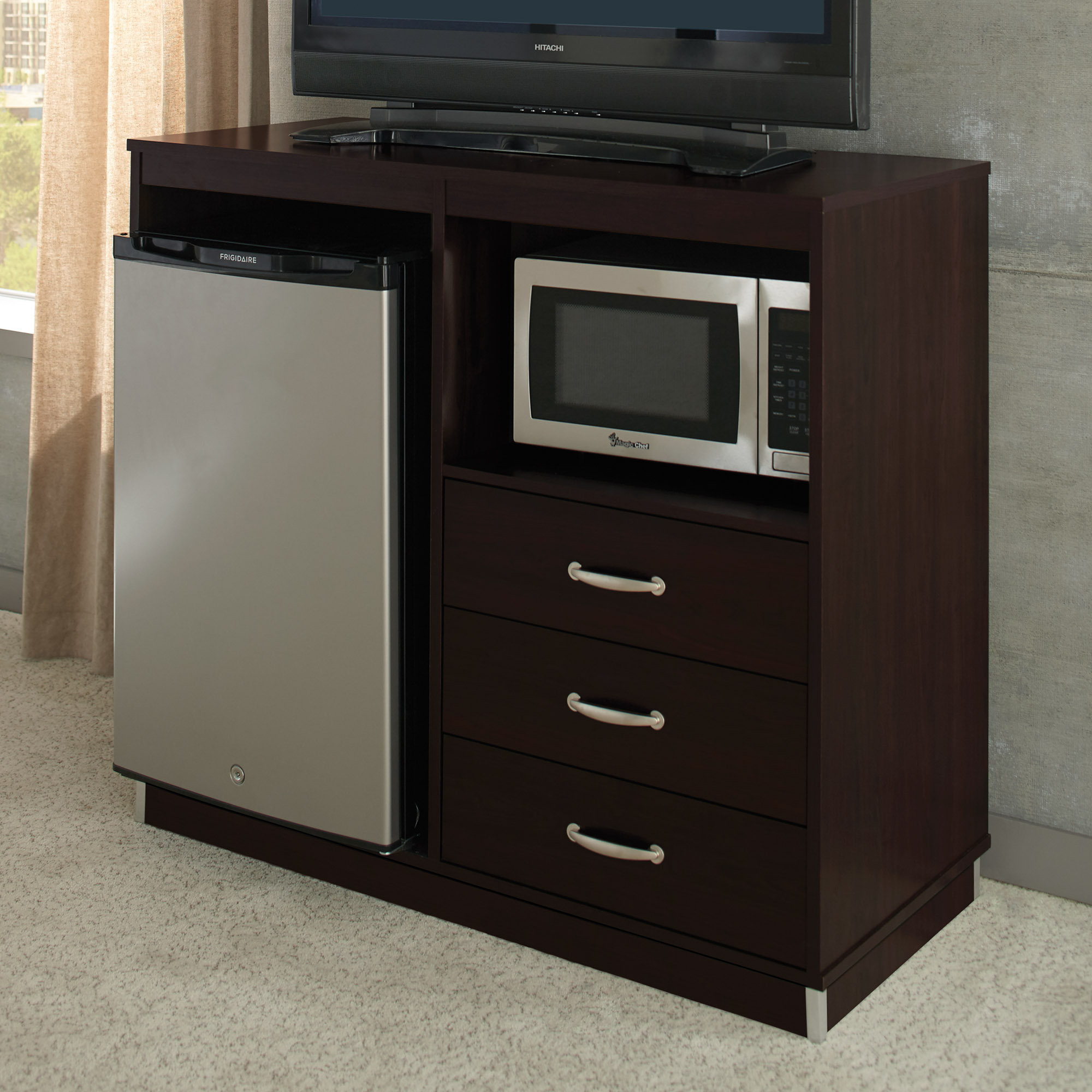 Langhospitality Micro Fridge 3 Drawer Accent Cabinet Wayfair