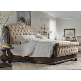 Go to store & view more images Taryn Upholstered Sleigh Bed by Hooker Furniture