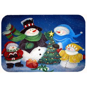 The Family Gathering Snowman Kitchen/Bath Mat