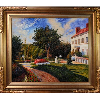 Pissarro The Garden Of Les Mathurins At Pontoise Framed Painting