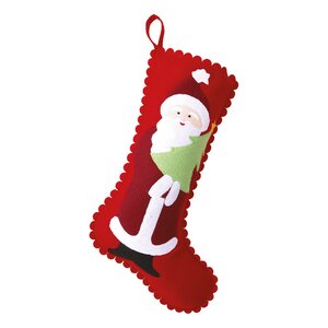 Gracious Santa Felt Stocking