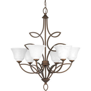 Go to store & view more images Kanwit 6-Light Shaded Chandelier by Red Barrel Studio