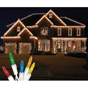 6 sets Season's traditions 150 icicle light 9ft long multi color 
