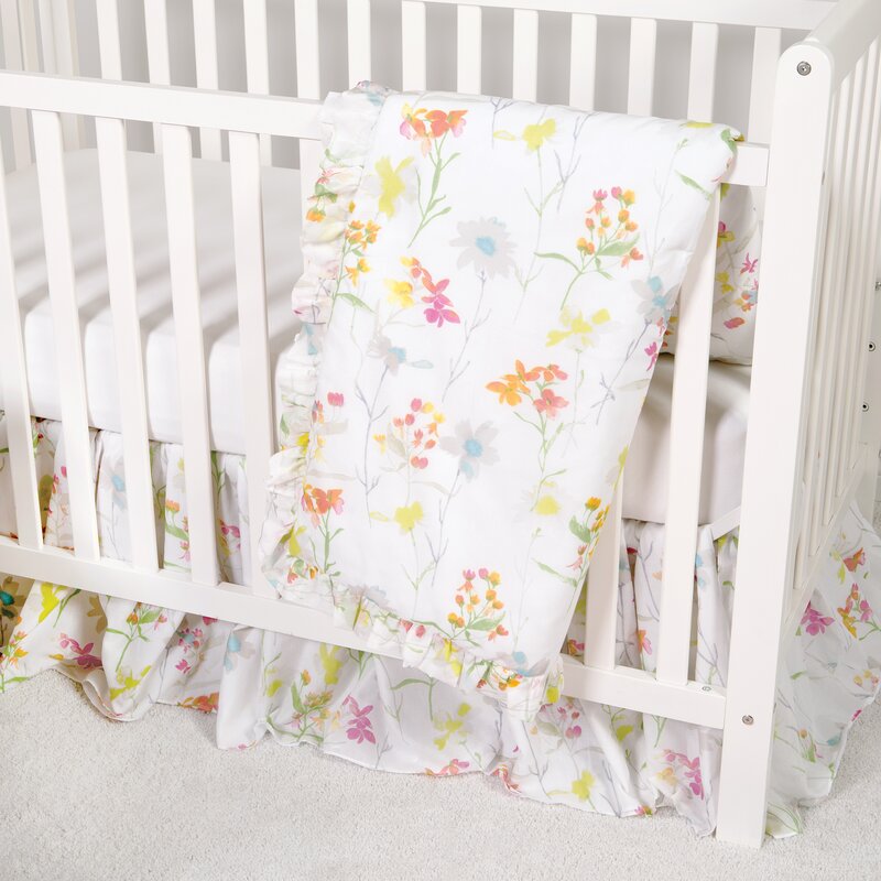 wildflower crib bedding