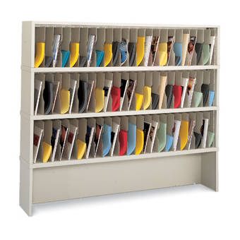 Charnstrom 69 Pocket Vertical Mail Sorter And Closed Riser Wayfair