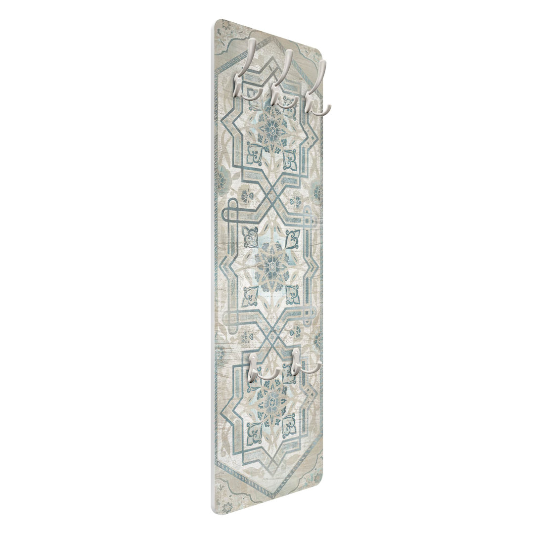 Wood Panel III Wall Mounted Coat Rack