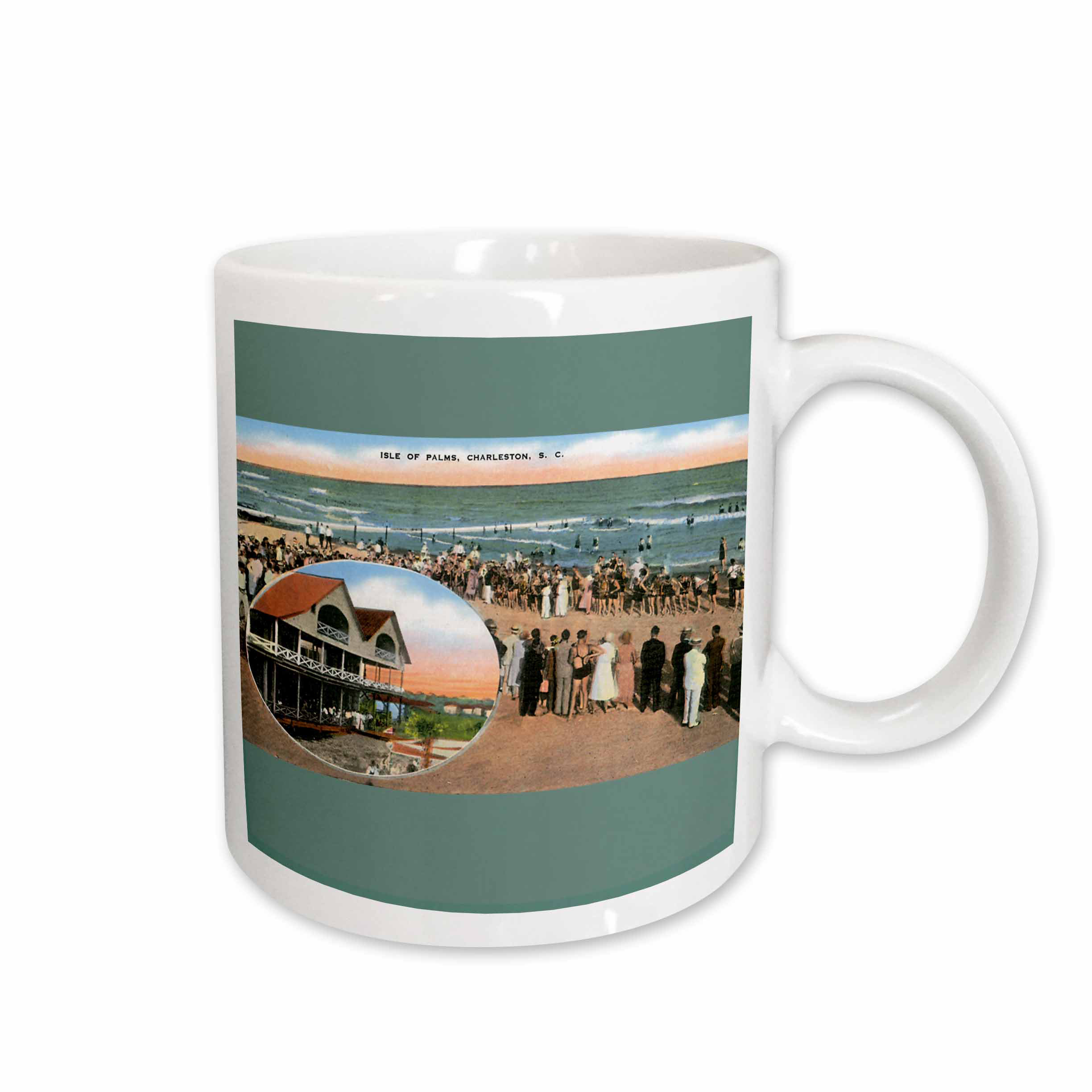 East Urban Home Isle Of Palms Charleston South Carolina Beach Scene Coffee Mug Wayfair