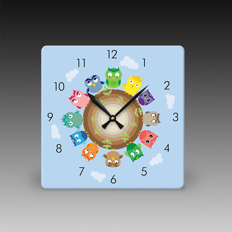 Large Acrylic Print Wall Clock
