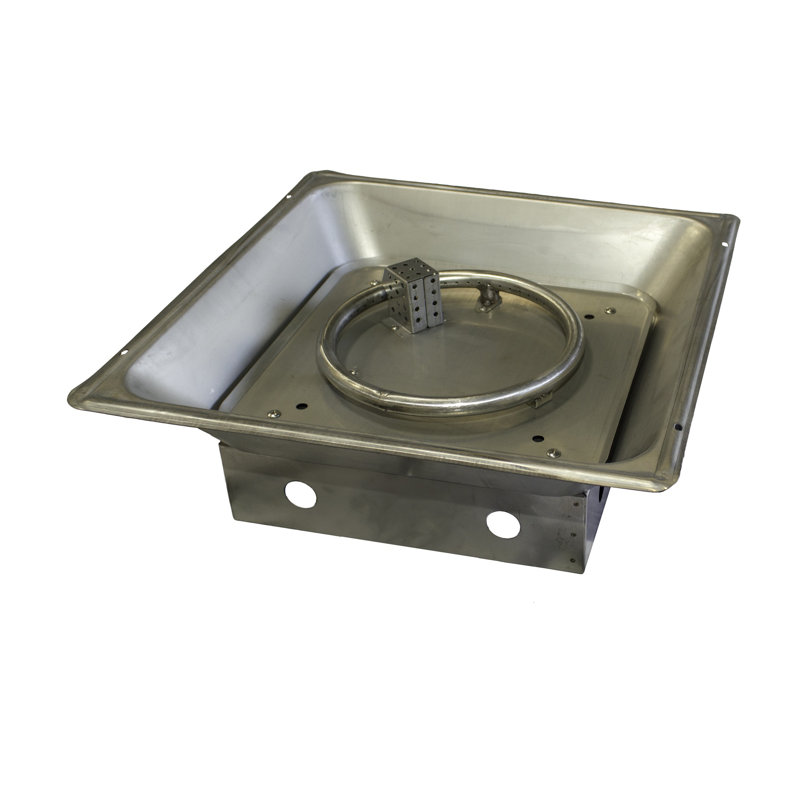 Stainless Steel Natural Gas Fire Pit
